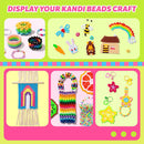 Simetufy 10000PCS Pony Beads Bulk 48 Colors Rave Kandi Bracelet Making Kit — 8