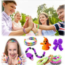YITOHOP 15000+ Rubber Loom Bands, Mega Rubber Bands Bracelet Kit,Loom Bracelet Making Kit with 3 Layer Container,30… — 7