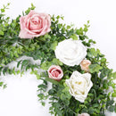 DearHouse Faux Eucalyptus Garland Plant, 2 Pack Artificial Vines Hanging Eucalyptus Leaves Greenery Garland for Wedding Backdrop Arch Wall Decor, 6 Feet/pcs UV Protected Indoor Outdoor — 8