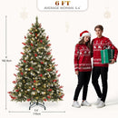 YITAHOME Prelit Pre-Decorated Christmas Tree 6FT with Remote — 8