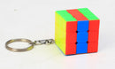 CuberSpeed Mini 3x3 Keychain Cube - Stickerless Bright Speed Magic Keyring — 3