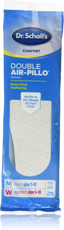 Dr. Scholls Double Air-Pillo Insoles Unisex (Men 7-13 / Women 5-10) (3 Pack) — 1