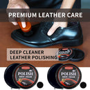 Black Brown Shoe Polish Kit Saddle Soap Mink Oil Shoe Shine Kit | Black Polish 7pcs — 4