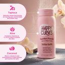 HAPPY CURVES Comfort Powder: Talc Free Anti Chafe Body & Foot Dusting Powder Deodorant to Control Inner Thigh Chafing, and Private Areas 6oz (Pack of 1) - Tahitian Vanilla — 5