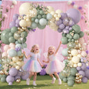 Amandir 173Pcs Dusty Green Purple Pink Balloon Arch Garland Kit — 5