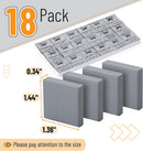 Mr. Pen- Kneaded Erasers, 1.44" x 1.36", 18 Pack, Gray | 18 Pack, 1.44" x 1.36" — 2