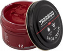 Tarrago Shoe Cream Professional Shoe Polish for Leather Boots, Shoes, Purse, Furniture Eco Friendly Leather Conditioner 1.7oz - Red