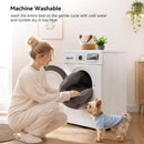 Asvin Small Dog Bed for Small Dogs, Cat Beds for Indoor Cats, Pet Bed for Puppy and Kitty, Extra Soft & Machine Washable with Anti-Slip & Water-Resistant Oxford Bottom, Grey, 20 inches — 5