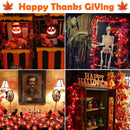 TURNMEON 6 Pack Fall Garland with Lights Enlarged Maple Leaves 60Ft 120LED — 4