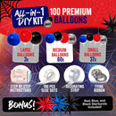 ALL-IN-1 Spider Balloon Arch Kit with BONUS Starburst for Spidy Birthday Decorations - Red Blue Spider Balloons for Spidy Man Party Decorations - Miles Birthday Decoration, Spidey Balloons — 2