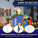 8 FT Christmas Inflatables Nativity Scene Outdoor Decorations, Christmas Blow Up Yard Decorations Nativity Sets for Garden Lawn Xmas Decor — 6