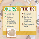 Mr. Pen- Wooden Paint Palette, 2 Pack, Artist Palette, Painting Palette — 5