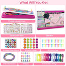 IQKidz Friendship Bracelet Making Kit - Make Bracelets Craft Toys for Girls Age 8-12 yrs, Cool Birthday Gifts for 6… — 5