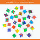 BONNYCO Brain Teaser Puzzles Pack of 30 Cubes for Party Favors for Kids — 5