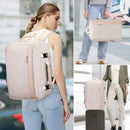 PIJUSHI Laptop Travel Backpack Carry On Flight Approved Fits 16 inch Laptop | Beige — 7