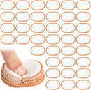 Nuanchu 60 Pcs Bunion Cushions Self-Adhesive Bunion Pads, White, M — 1