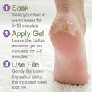 Foot Callus Remover Gel & File, Extra Strength Callus Remover for Feet 4 oz — 6