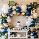 RUBFAC Blue Balloons Navy Blue Balloon Different Sizes 129pcs — 4