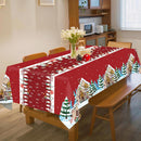 OHOME Christmas Party Decorations | Snowman Plastic Tablecloth for Christmas Decorations Indoor Outdoor Outside - Xmas Party Favors Supplies for Table Decor Backdrop Banner,2 Pack | Red Green White — 8