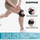 Bodyprox Patellar Tendon Support Strap (Large), Knee Pain Relief Adjustable Neoprene Knee Strap for Running, Arthritis, Jumper, Tennis Injury Recovery — 3