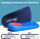 Footminders Kids Orthotic Insoles – Arch Support Shoe Inserts for Flat Feet & Plantar Fasciitis, Heel Pain Relief – Children’s Orthotic Foot Inserts Size K (Ages 7–9) — 6