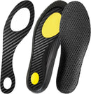 Carbon Fiber Insole for Men and Women- Sport Shock Absorbing Shoe Insert - Carbon Black — 1