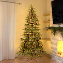 Christmas Decorations - 7.5 Ft Pre-Lit Twinkle Christmas Cypress Tree — 7