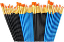 40 Pcs Paint Brushes, Acrylic Painting Brush Set, Watercolor Brushes, Acrylic Brushes for Oil Watercolor, Miniature Detailing, and Rock Painting — 1