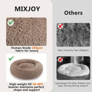 MIXJOY Orthopedic Dog Bed Comfortable Donut Cuddler Round Pet Beds Ultra Soft Washable Dog and Cat Cushion (20''/23''/30'') (23'', Brown) — 4