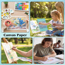 Prudiut Canvas Paper Pad 9x12 in, 25 Sheets, 200 GSM, Glue Bound | 9”x12” — 7