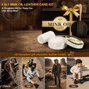 4 in 1 Mink Oil Kit, 3.52 oz Leather Conditioner and Cleaner for Shoes Boot — 7