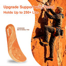 2 Pairs 4D Cloud Memory Foam Insoles Anti Fatigue for Men Women - Orange-2 — 4