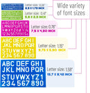 Mr. Pen Letters and Numbers Alphabet Templates, Letter Stencils, Pack of 5 | 14 9 1_inches — 4
