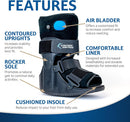 United Ortho USA14115 Short Air Cam Walker Fracture Boot, Medium, Black — 4