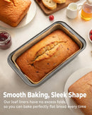 Bake Choice 100 Pcs Loaf Pan Liners for Baking Bread 9x5 Inch, Bread Pan Liners with Cardboard Formers, Non-Stick… — 8