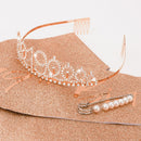 CIEHER 19th Birthday Crown and Sash for Girls, It's My 19 Bday Sash, 19th Birthday Decorations Rose Gold | 19th Bithday — 8