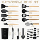 Silicone Kitchen Utensils Set, Heat-Resistant Cooking Utensils, BPA-Free — 6