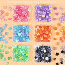 Sistenia 480PCS Assorted Acrylic Beads for Bracelet Making Kit with String — 4