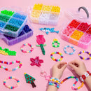 Simetufy 4200Pcs Pony Beads Bulk 24 Colors Rave Kandi Bracelet Making — 5