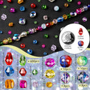Glass Beads Bulk for Jewelry Making, Suncatchers, Crafts, Crystal Beads — 2