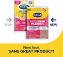 Dr. Scholl's Moleskin 4 1/8 Inch X 3 3/8 Inch Padding, 3 Count Package — 3