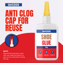 GH1200 30gx2 Pack Shoe Glue Heavy Duty, Clear Drying & Strong Shoe Glue Sole Repair, Non Stiff Repairs, Pegamento… — 8