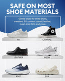 Jevvu Shoe Wipes, 35 Individually Wrapped Sneaker Cleaning Wipes for White Shoes, Dual-Textured, Waterless — 5