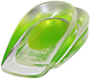 2 Pack - KidSole Shock Absorbing Lightweight Gel Heel Cups For Kid's With Sensitive Heels, Heel Spurs, Plantar Fasciitis, or Ankle Pain (Green Toddlers Size 11-2) 5