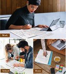 Spiral Notebook Journal 8.5” x 11”, A4 Large Notebooks for Women Men, College Ruled Lined Journal, 100 GSM Paper, Plastic Hardcover Spiral Bound Journals for Work School Note Taking Business, Black — 7