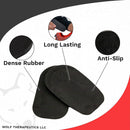 Dr. Wolf Heel Lifts for Shoes: Men's 5mm Height Increase Insoles, Rubber Heel Inserts for Leg Length Discrepancy & Achilles Tendonitis Relief, Helps Relieve Hip, Knee, & Back Pain (2 Pack) - Black — 6