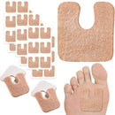 U Shaped Callus Cushions 36PCS, Self Adhesive Felt Foot Pads for Corn & Blister Protection, Soft Cushion Inserts for Pressure Relief, Foot Pads for Walking, Standing & Daily Comfort 1