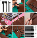 Nicpro 160PCS Upgrade Leather Tooling Professional Kit with Storage Handbag — 6