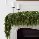 Artificial Christmas Garland (2, 6FT with 30 Lights) — 1