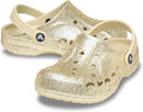 Crocs Unisex-Child Kids' Baya Glitter Clogs | 6 Toddler | Neutral — 6